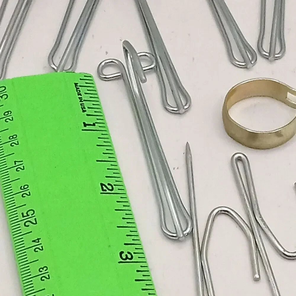 Drapery Curtain Metal Hooks Assorted Lot See Photos